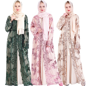 Abaya Ramadan Sequins Polyester – vue principale