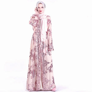Abaya Ramadan Sequins Polyester – présentation du modèle, vue 8