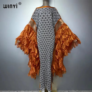 Kaftan Plissé WINYI Pour Femme – présentation du modèle, vue 9