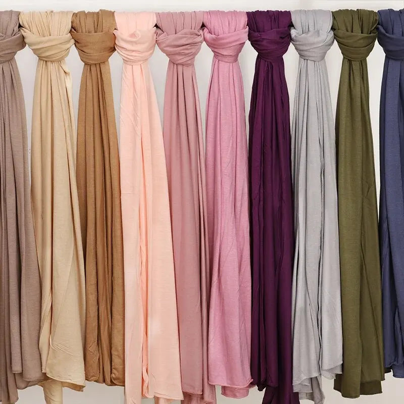 Foulard Jersey Modal – détail du tissu et des finitions