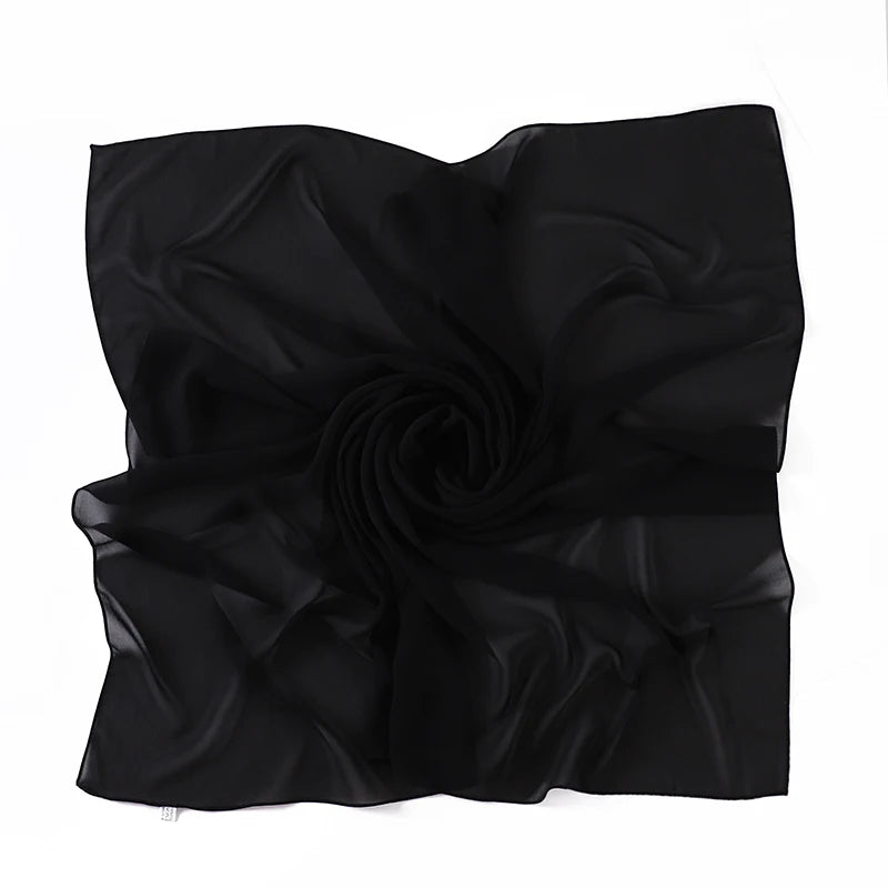 Hijab Carré Mousseline 110 × 110 cm – vue 10
