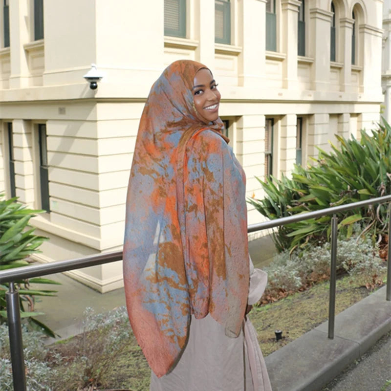 Hijab Léopard Bohème – présentation du modèle, vue 13