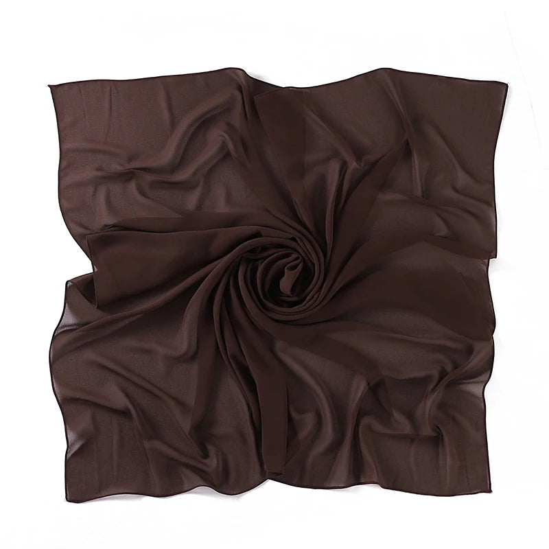 Hijab Carré Mousseline 110 × 110 cm – vue 11