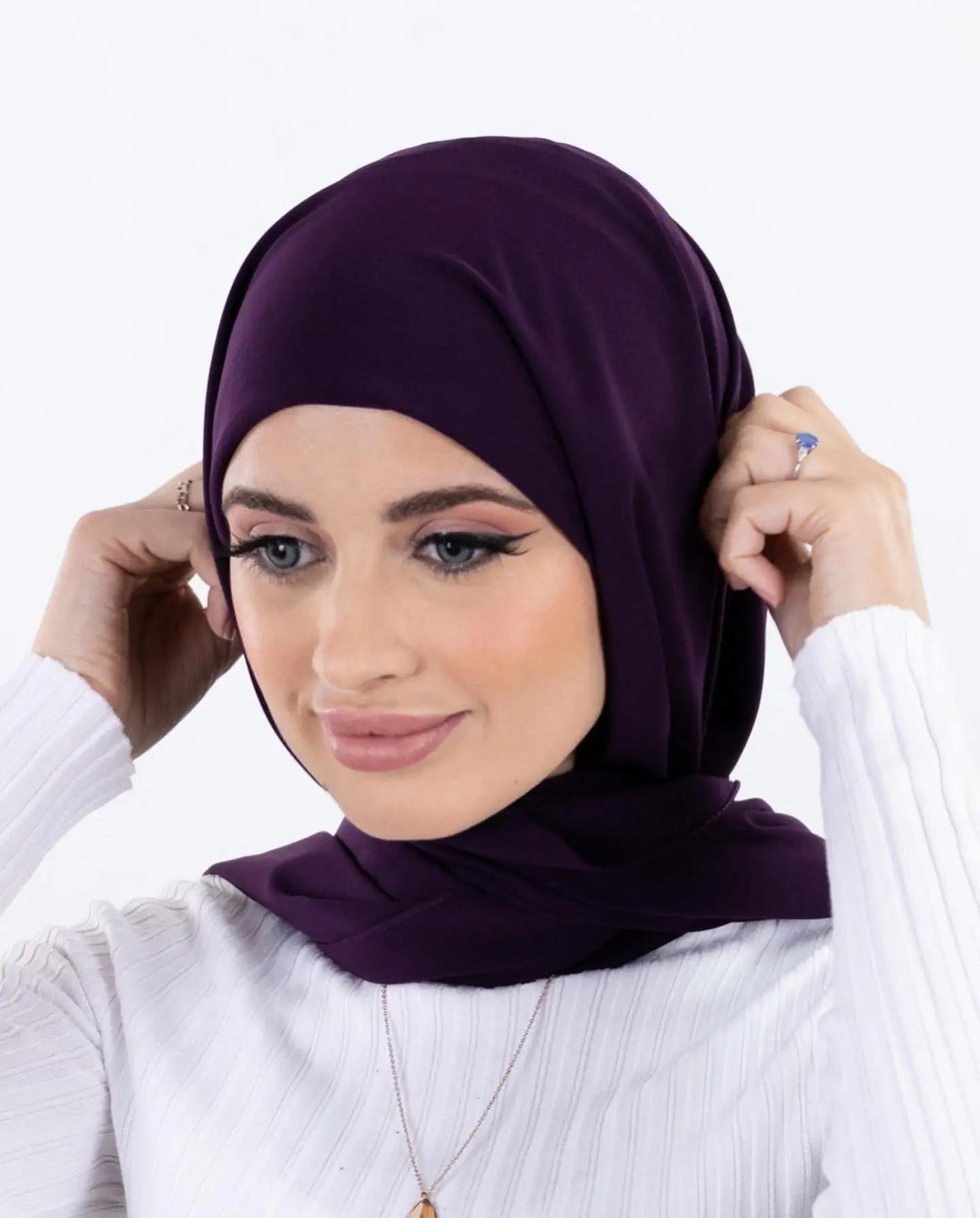 Hijab Instantané Sans Épingle Pour Femme – vue 6