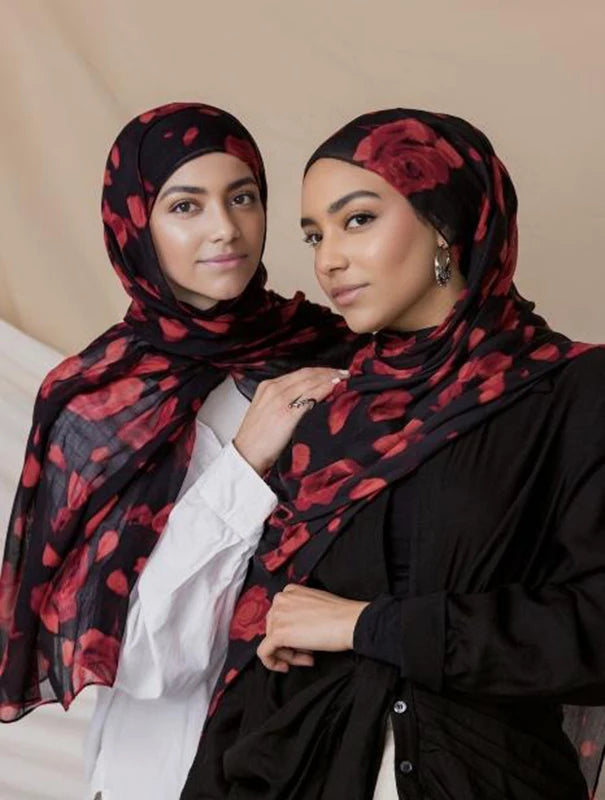 Hijab Léopard Bohème – présentation du modèle, vue 9
