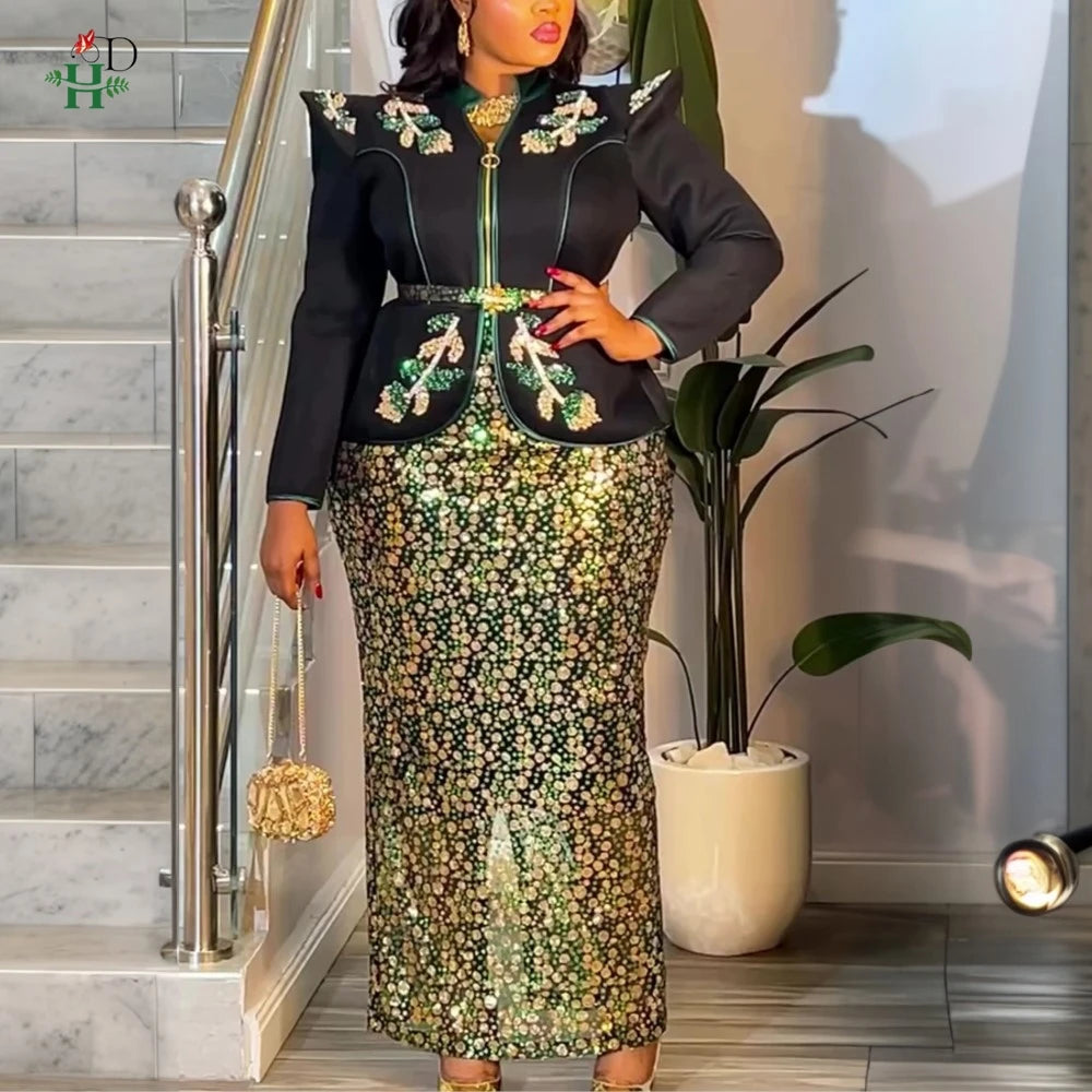 Robe Turque Paillettes Diamants – présentation du modèle, vue 9