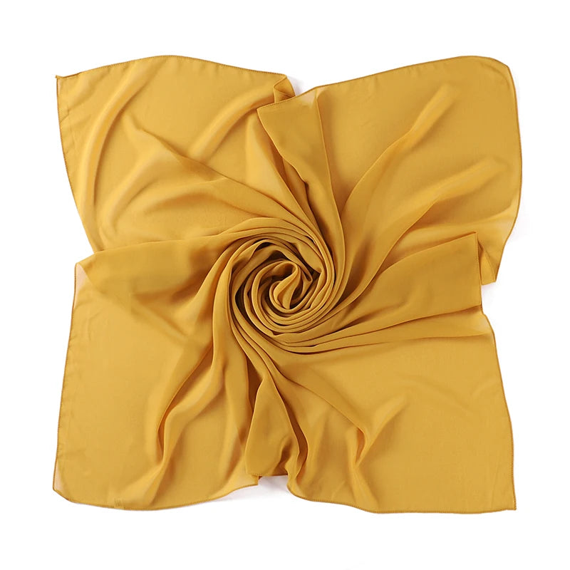 Hijab Carré Mousseline 110 × 110 cm – vue 13