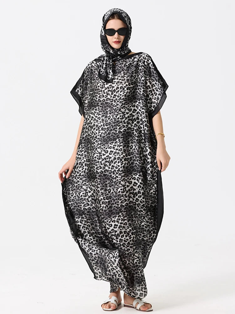 Robe Imprimée Léopard Malaisienne – présentation du modèle, vue 4