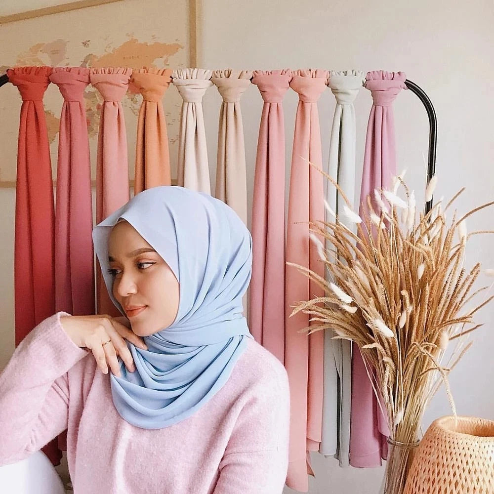 Foulard Mousseline Ramadan – présentation du modèle, vue 4