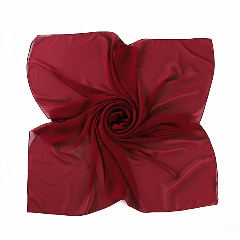 Hijab Carré Mousseline 110 × 110 cm – vue 9
