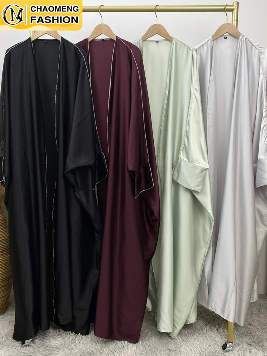 Abaya Kimono Diamants Pour Femme – vue principale
