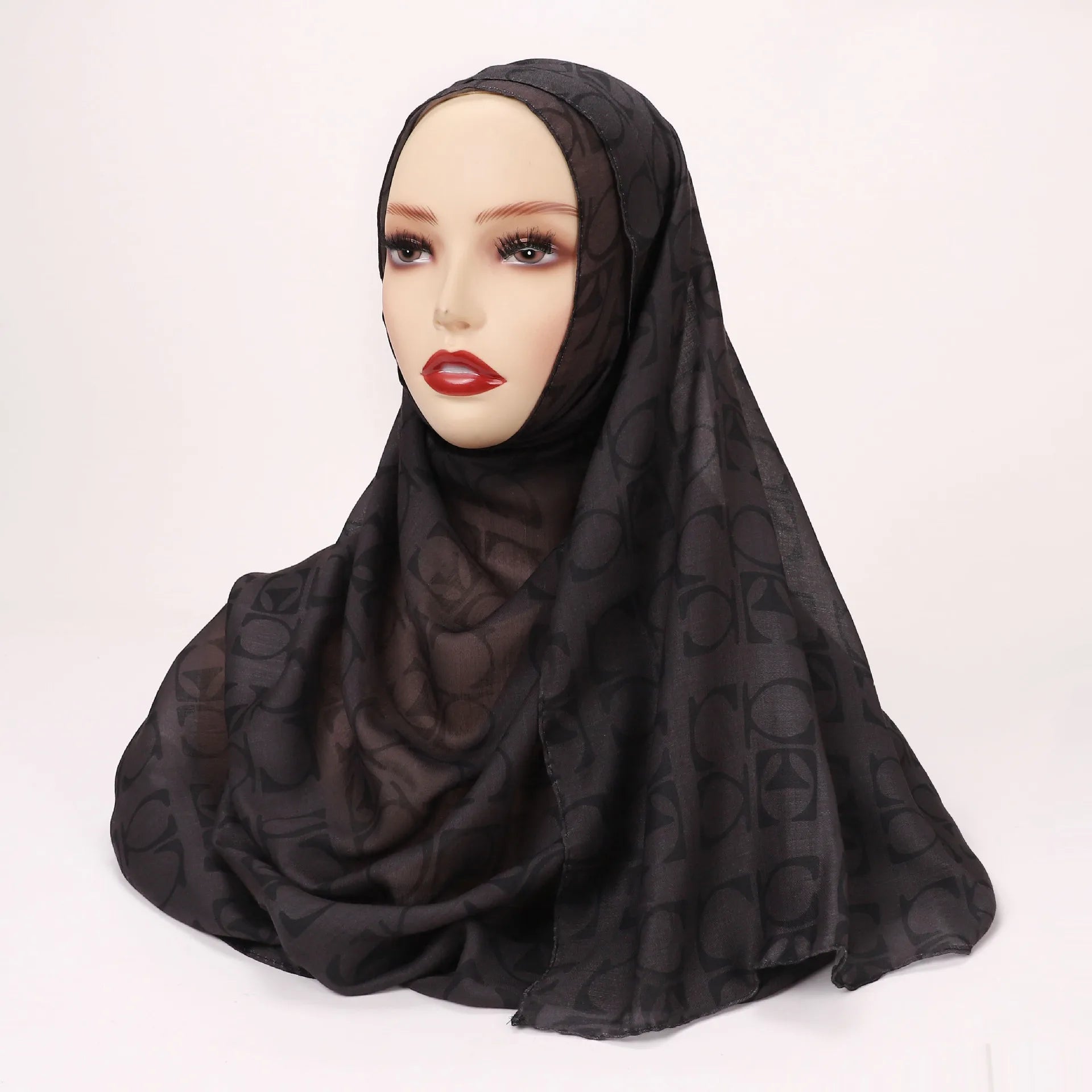 Hijab Léopard Bohème – présentation du modèle, vue 20