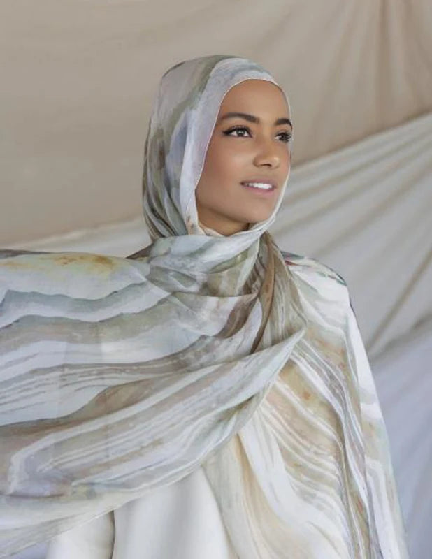 Hijab Léopard Bohème – présentation du modèle, vue 17