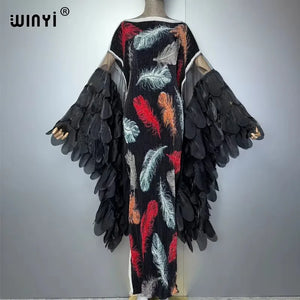 Kaftan Plissé WINYI Pour Femme – présentation du modèle, vue 8