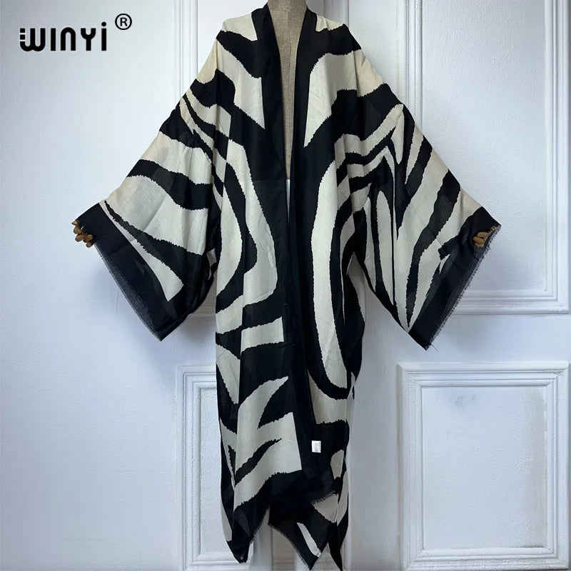 Kimono Cardigan Imprimé Zèbre – vue principale