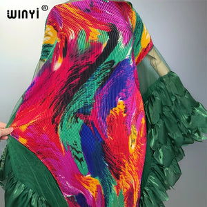 Kaftan Plissé WINYI Pour Femme – présentation du modèle, vue 5