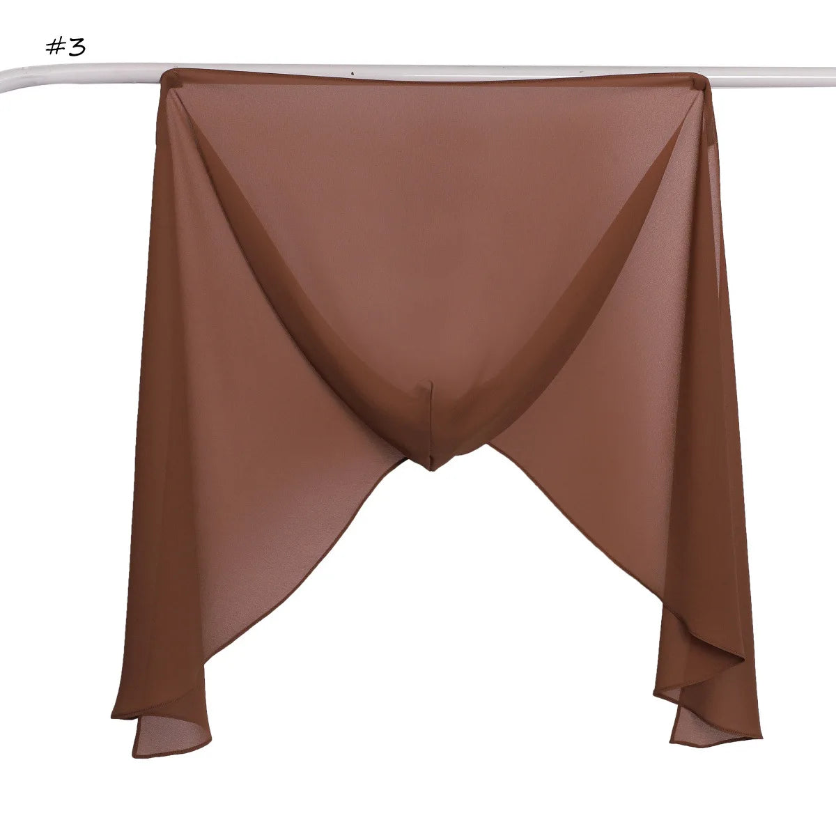 Hijab Mousseline Magnétique Pour Femme – présentation du modèle, vue 11