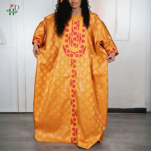 Robe Africaine Djellaba Fête Pour Femme – présentation du modèle, vue 6