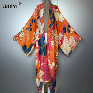 Kimono Boho Imprimé Africain – présentation du modèle, vue 9