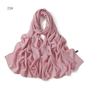 Hijab Mousseline Rétro Pour Femme – présentation du modèle, vue 20