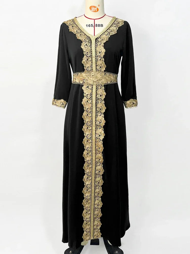 Robe de Soirée Dentelle Pour Femme – présentation du modèle, vue 9