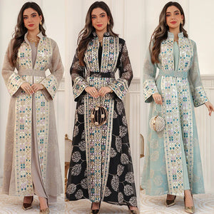 Abaya Aïd Ensemble 2 Pièces Soirée – vue principale