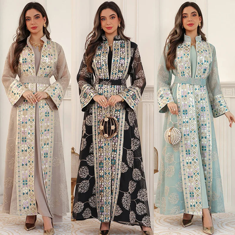 Abaya Aïd Ensemble 2 Pièces Soirée – vue principale