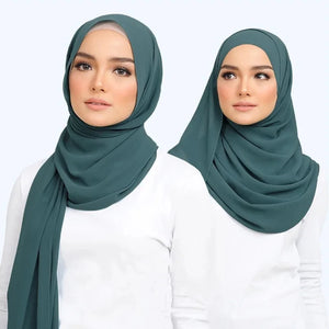 Foulard Mousseline Jersey – détail de la coupe
