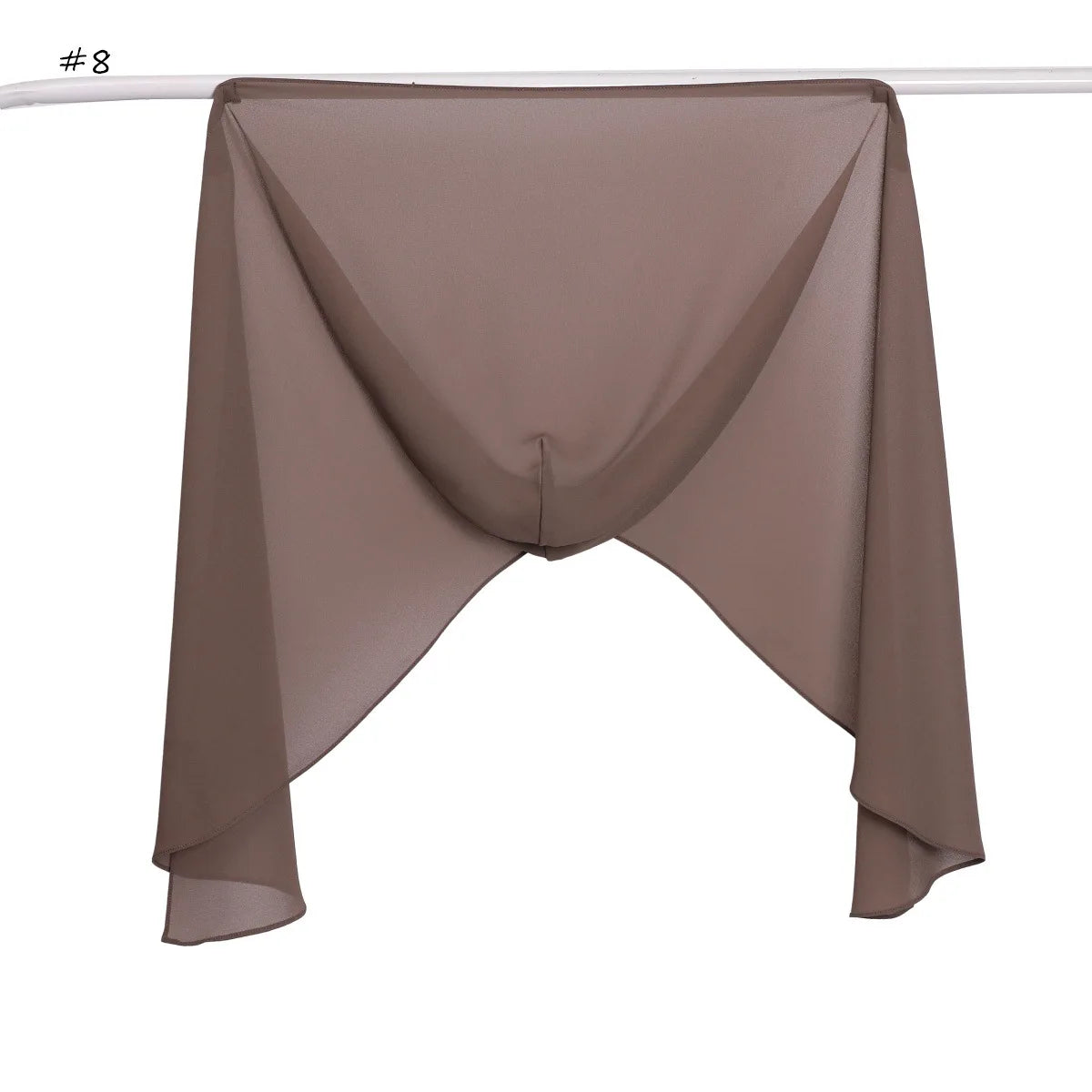 Hijab Mousseline Magnétique Pour Femme – présentation du modèle, vue 17