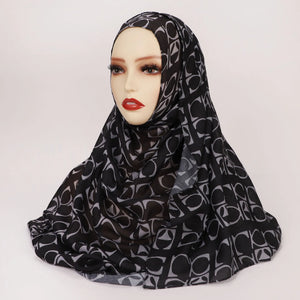 Hijab Léopard Bohème – présentation du modèle, vue 6