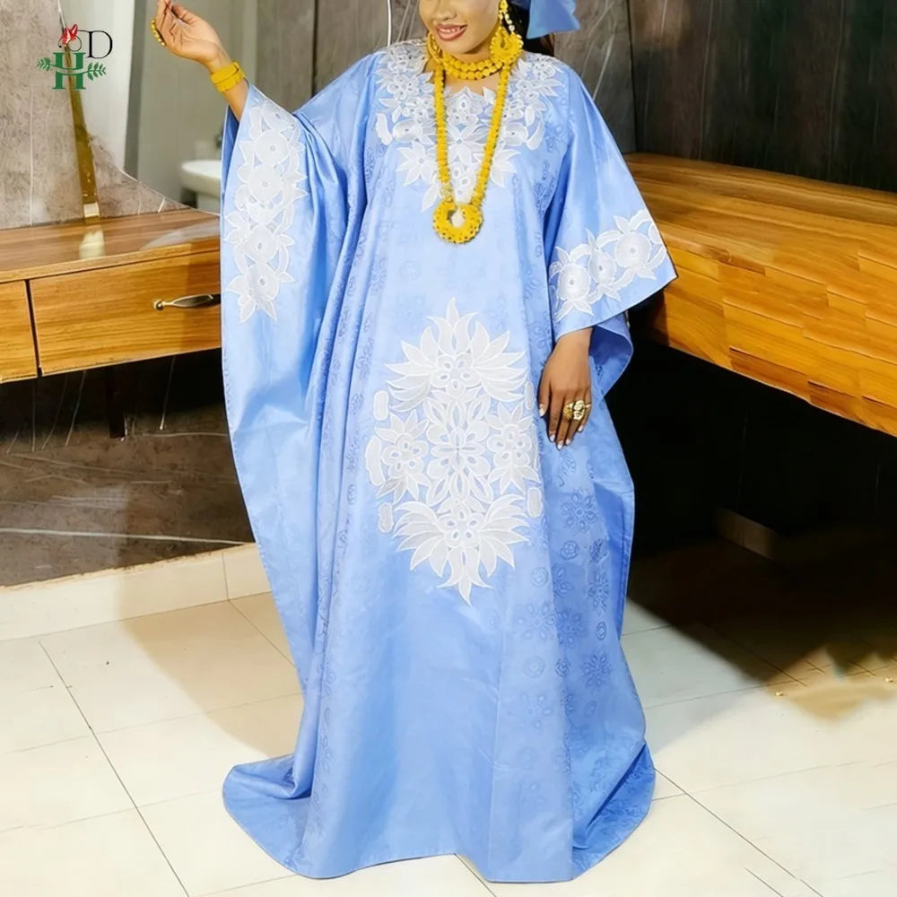 Robe Kaftan Mariage Cérémonie – détail du tissu et des finitions