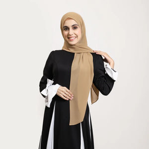 Hijab Mousseline Magnétique Pour Femme – présentation du modèle, vue 4