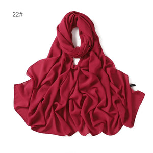 Hijab Mousseline Rétro Pour Femme – présentation du modèle, vue 19