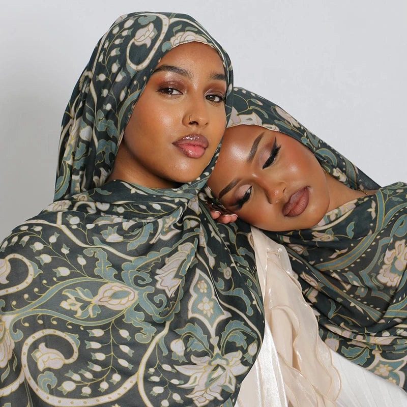 Hijab Léopard Bohème – présentation du modèle, vue 10
