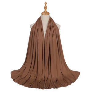 Écharpe Jersey Coton Grande Taille – détail de la coupe