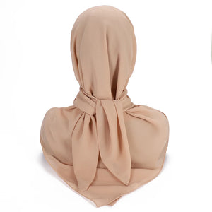 Hijab Carré Mousseline 110 × 110 cm – vue 6