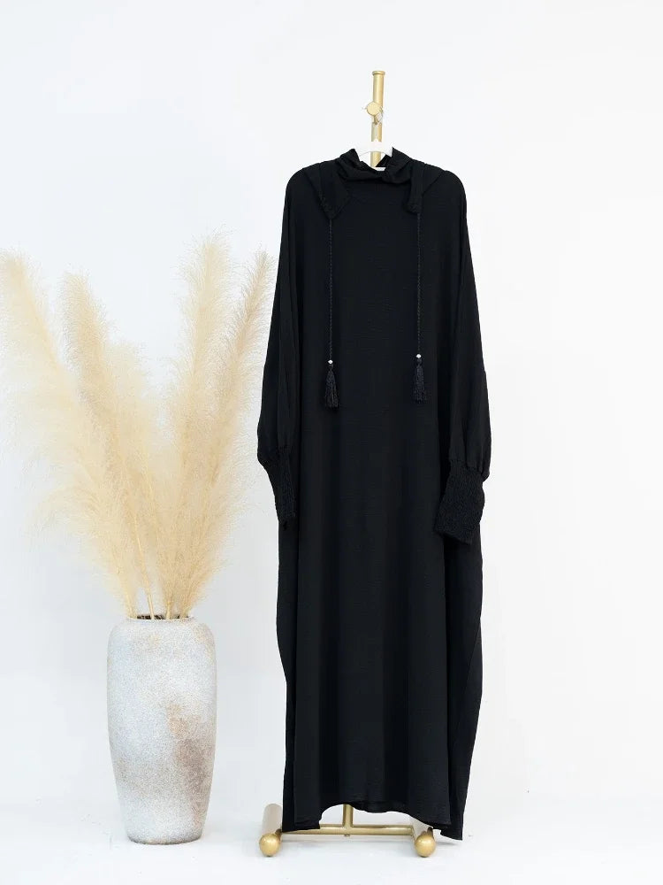 Abaya à Capuche Décontractée Pour Femme – vue 7