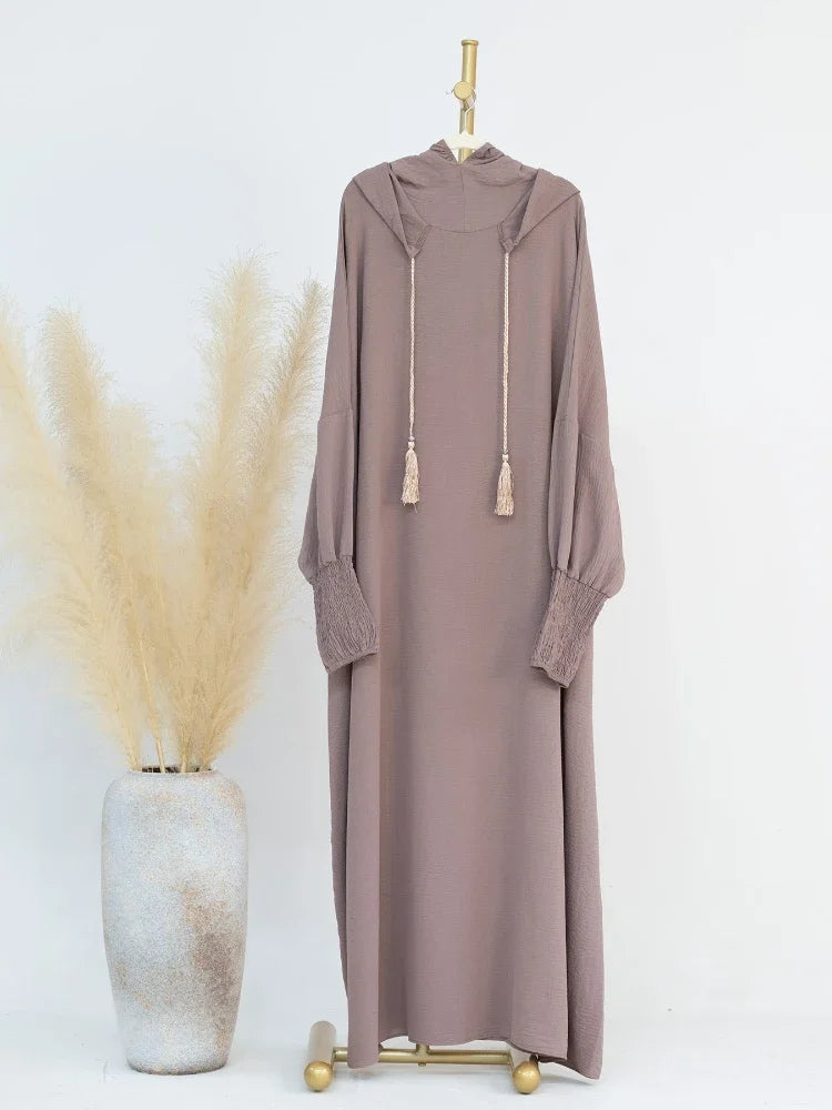 Abaya à Capuche Décontractée Pour Femme – vue 8