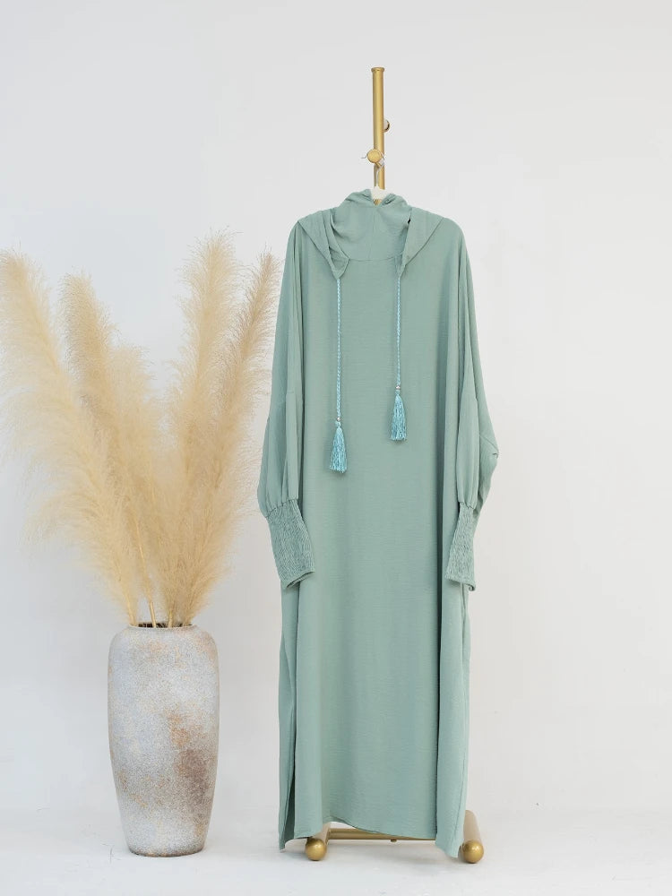Abaya à Capuche Décontractée Pour Femme – vue 13