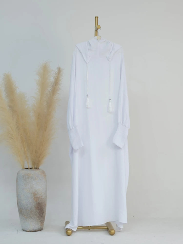 Abaya à Capuche Décontractée Pour Femme – vue 15