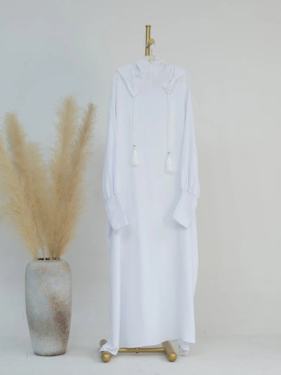 Abaya à Capuche Décontractée Pour Femme – vue du modèle, image 15
