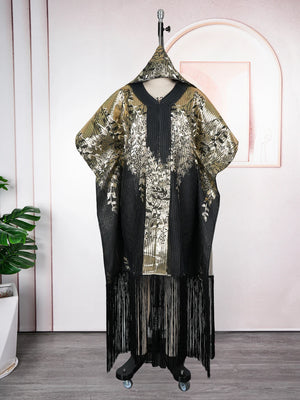 Abaya Africaine Ankara Longue Pour Femme – vue produit 2 – Maison Layina