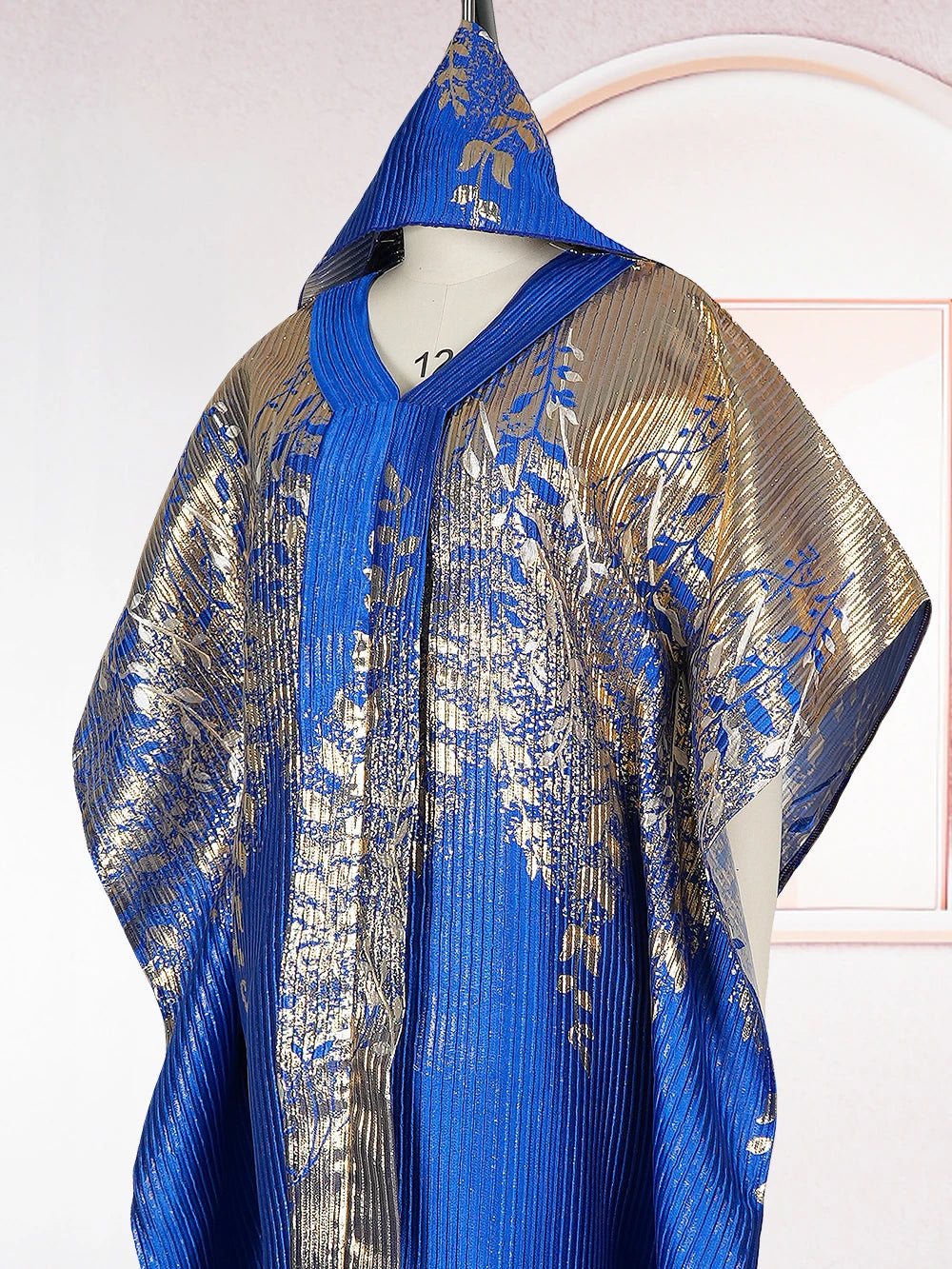 Abaya Africaine Ankara Longue Pour Femme – vue produit 5 – Maison Layina