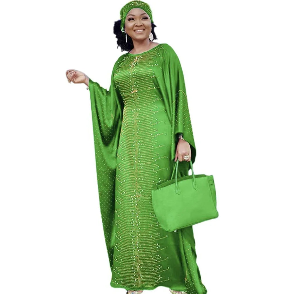Abaya Africaine Dashiki Grande Taille – vue produit 7 – Maison Layina