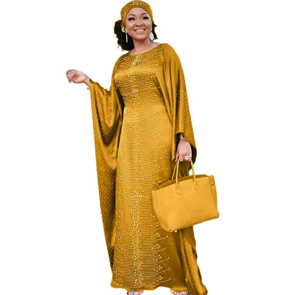 Abaya Africaine Dashiki Grande Taille – vue produit 9 – Maison Layina