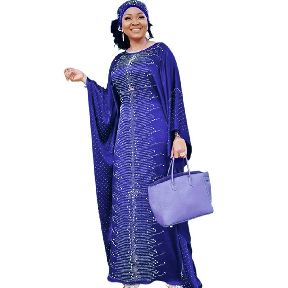 Abaya Africaine Dashiki Grande Taille – vue produit 11 – Maison Layina