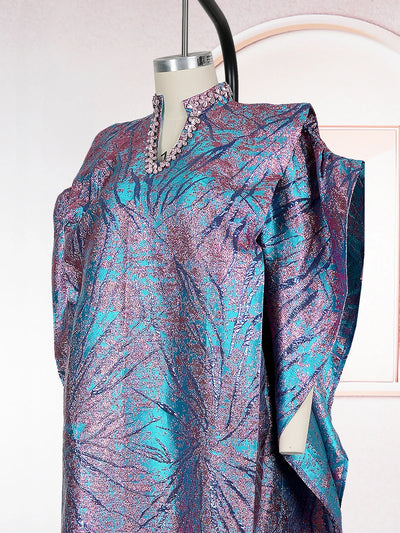 Abaya brocart boubou djellaba pour femme – tissu et finitions – Maison Layina