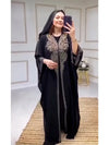 Abaya Dubai à Capuche 2 Pièces Strass pour femme – coupe longue et finitions élégantes – Maison Layina