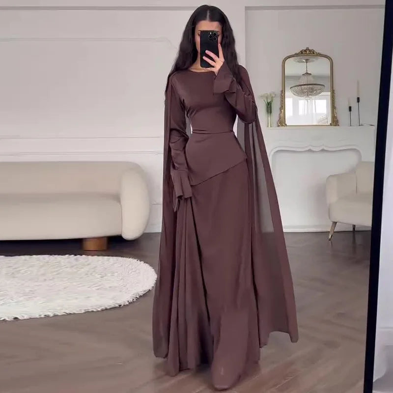 Abaya Dubaï Jalabiya Élégante Pour Femme – vue principale