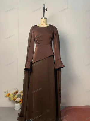 Abaya Dubaï Jalabiya Élégante Pour Femme – vue 4